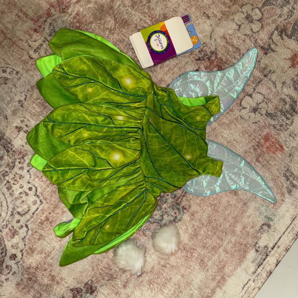 Green Leaf Fairy Costume for Kids